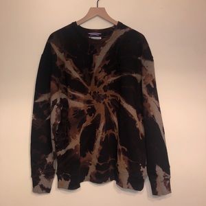 Bleach Dyed Champion Sweatshirt